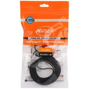 کابل 3 به 3 Kaiser AV RCA 1.5m