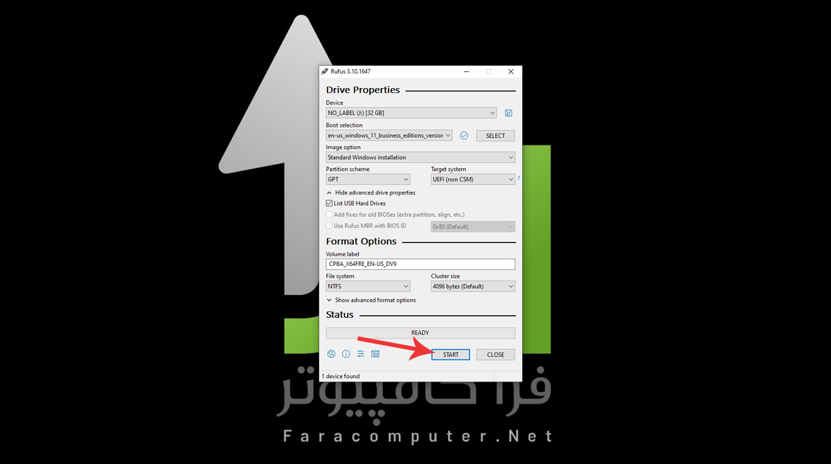 آموزش بوت کردن ویندوز با فلش مموری به کمک نرم افزار Rufus 4 آموزش کار با نرم افزار Rufus