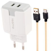 شارژر فست شارژ Realme مدل R306HY-23 3.1A 15.5W + کابل تایپ سی