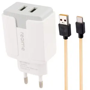 شارژر فست شارژ Realme مدل R306HY--23 3.1A 15.5W + کابل تایپ سی